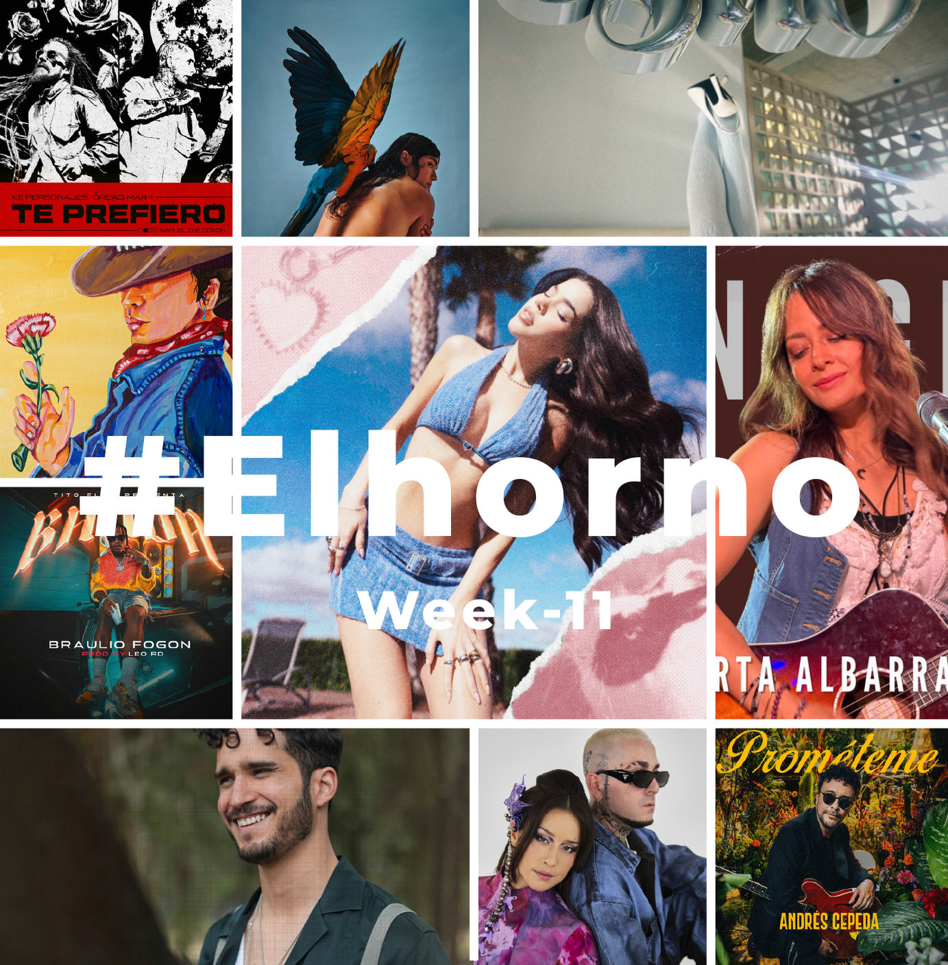 Top 10 de canciones esta semana – [El Horno – Week 11]