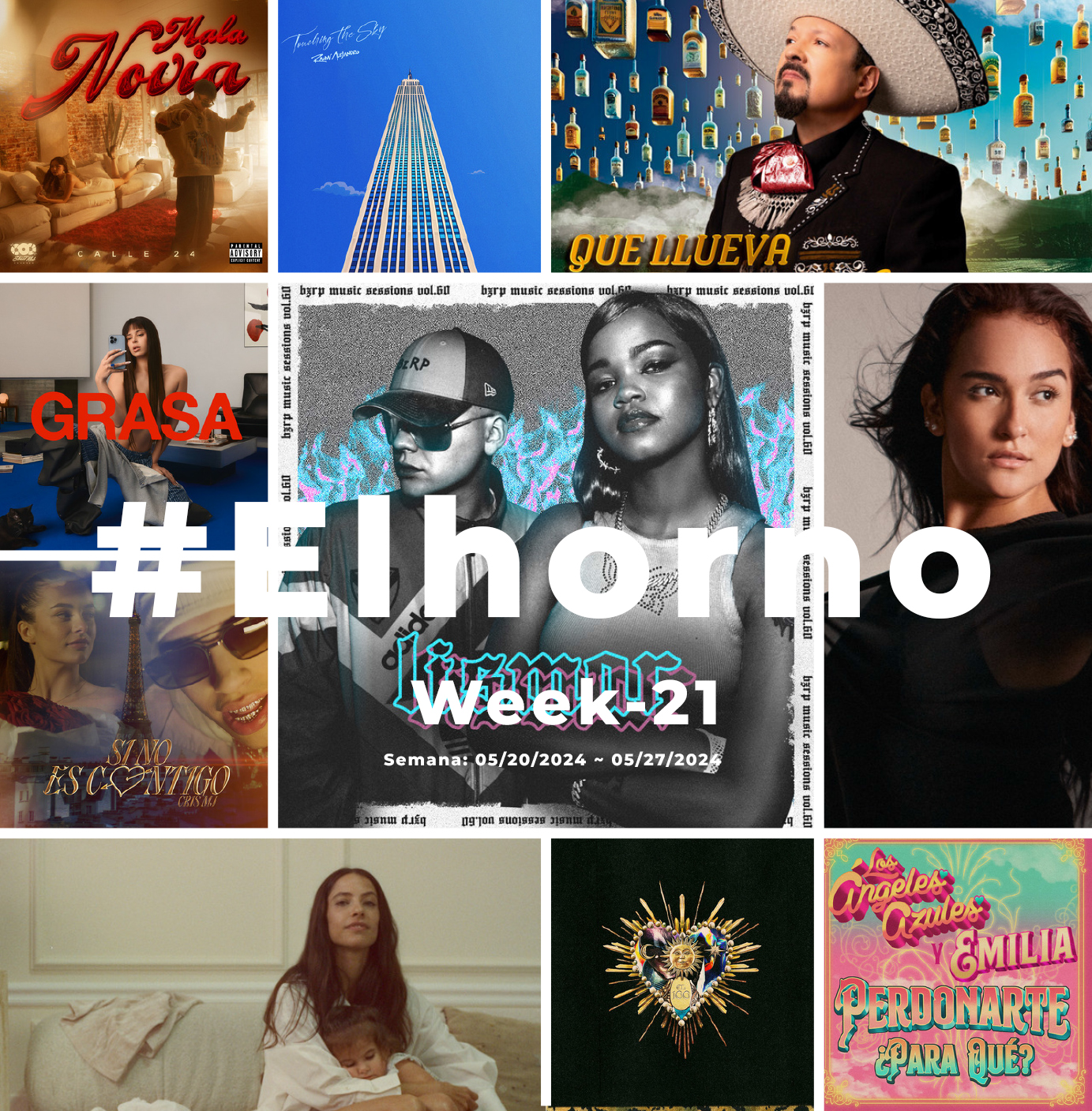 Top 10 de canciones esta semana – [El Horno – Week 21]