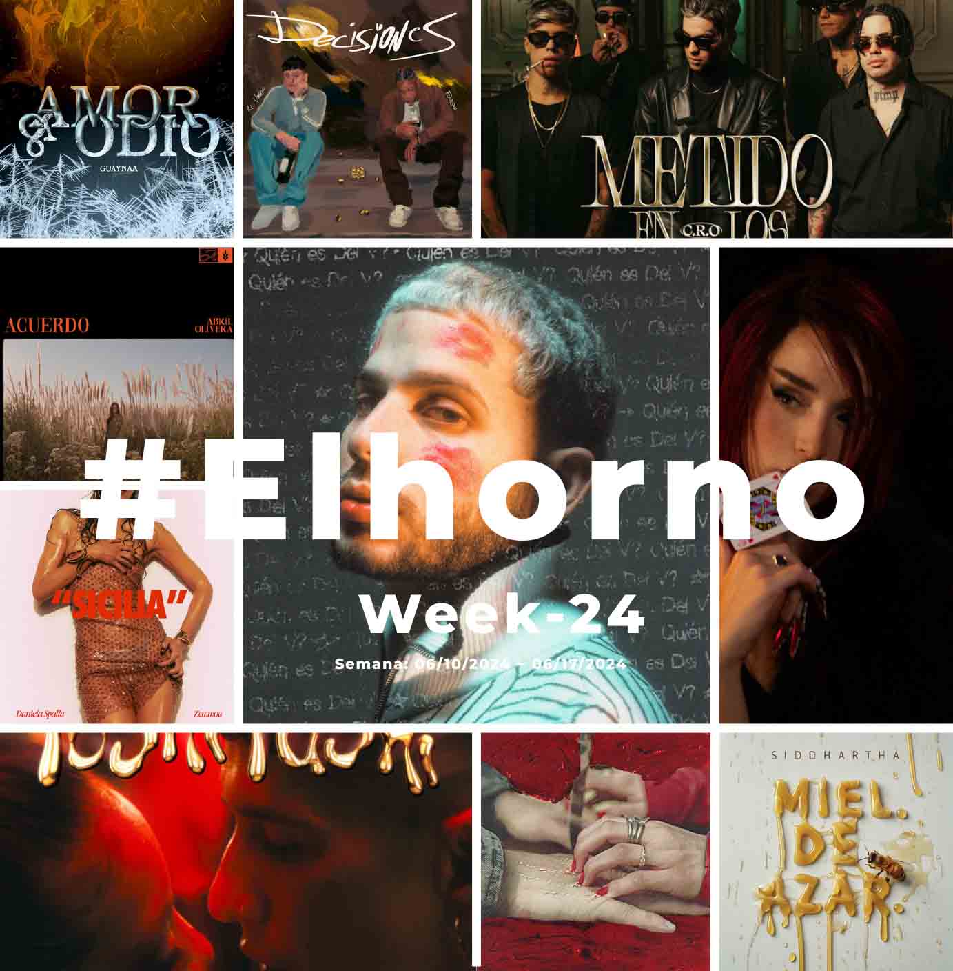 Top 10 de canciones esta semana – [El Horno – Week 24]
