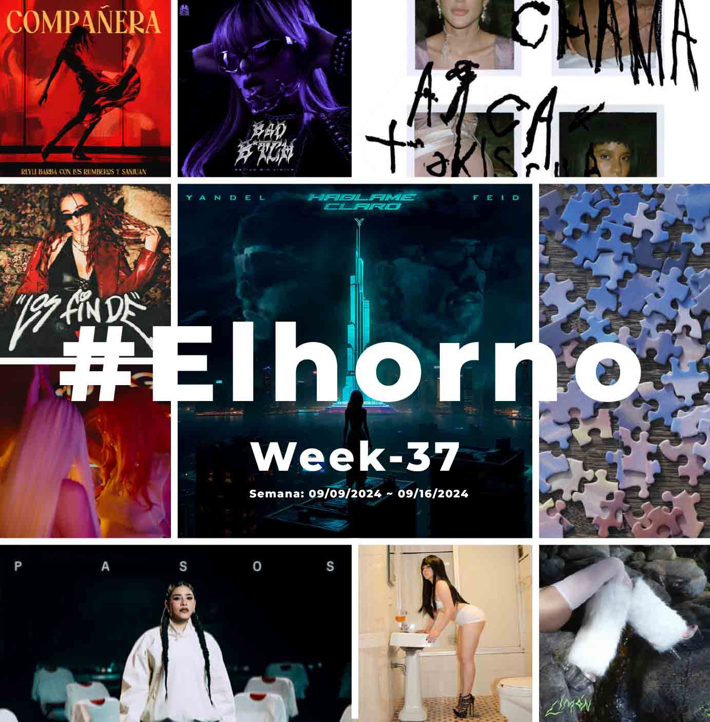 Top 10 de canciones esta semana – [El Horno – Week 37]