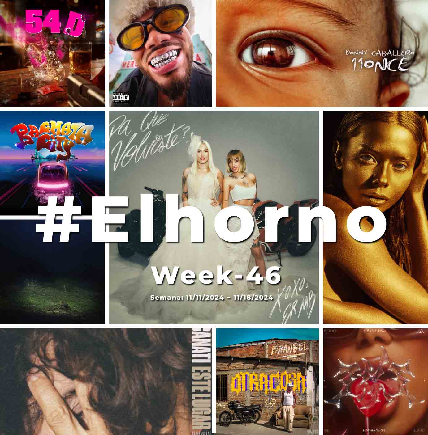 Top 10 de canciones esta semana – [El Horno – Week 46]