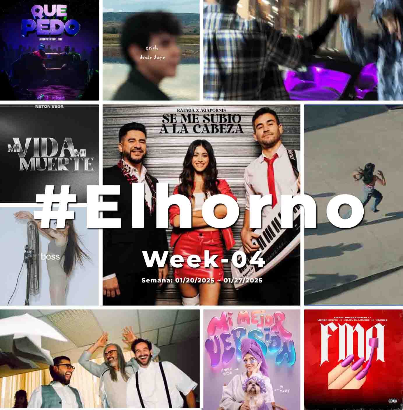 Top 10 de canciones esta semana – [El Horno – Week 04] 