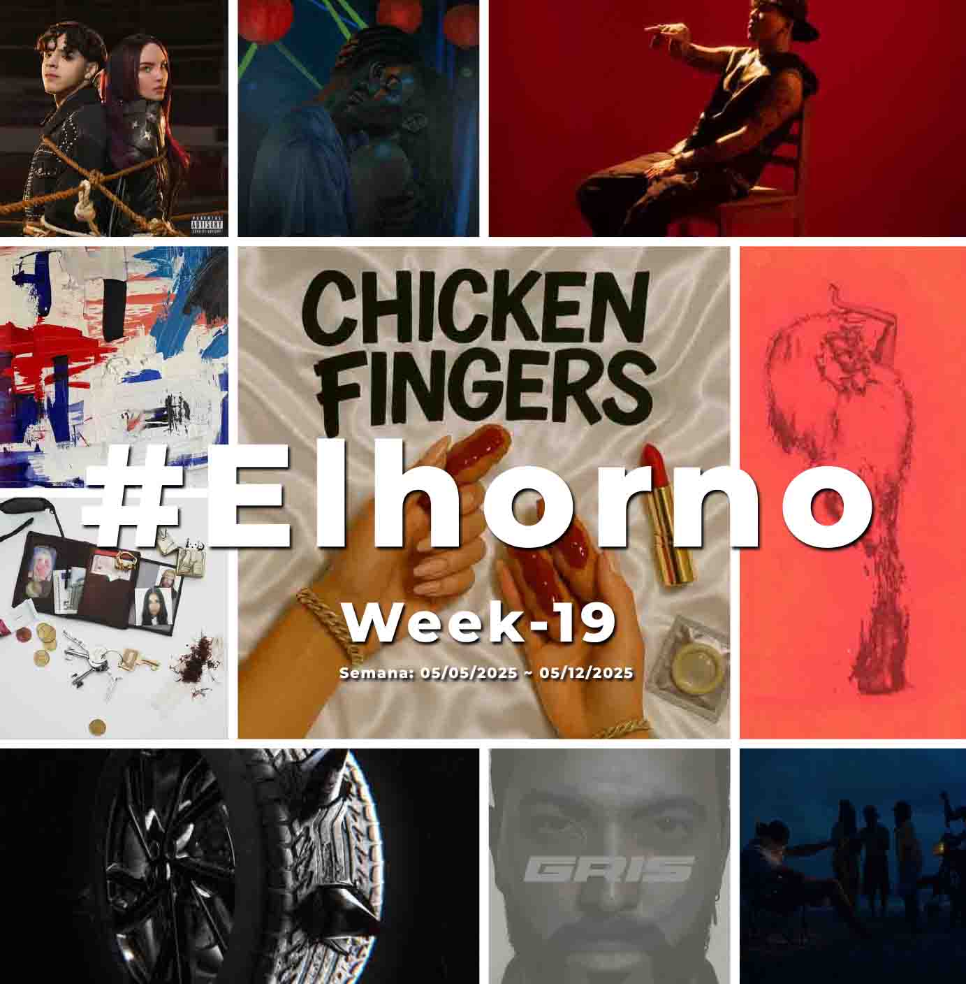 Top 10 de canciones esta semana – [El Horno – Week 19]