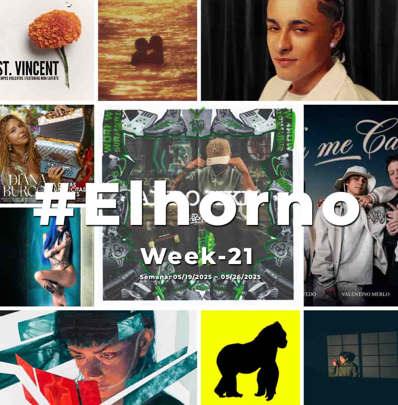Top 10 de canciones esta semana – [El Horno – Week 21]