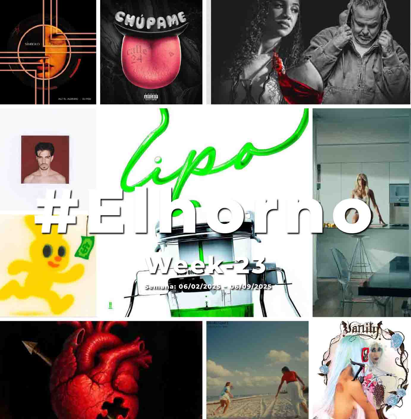 Top 10 de canciones esta semana – [El Horno – Week 23]