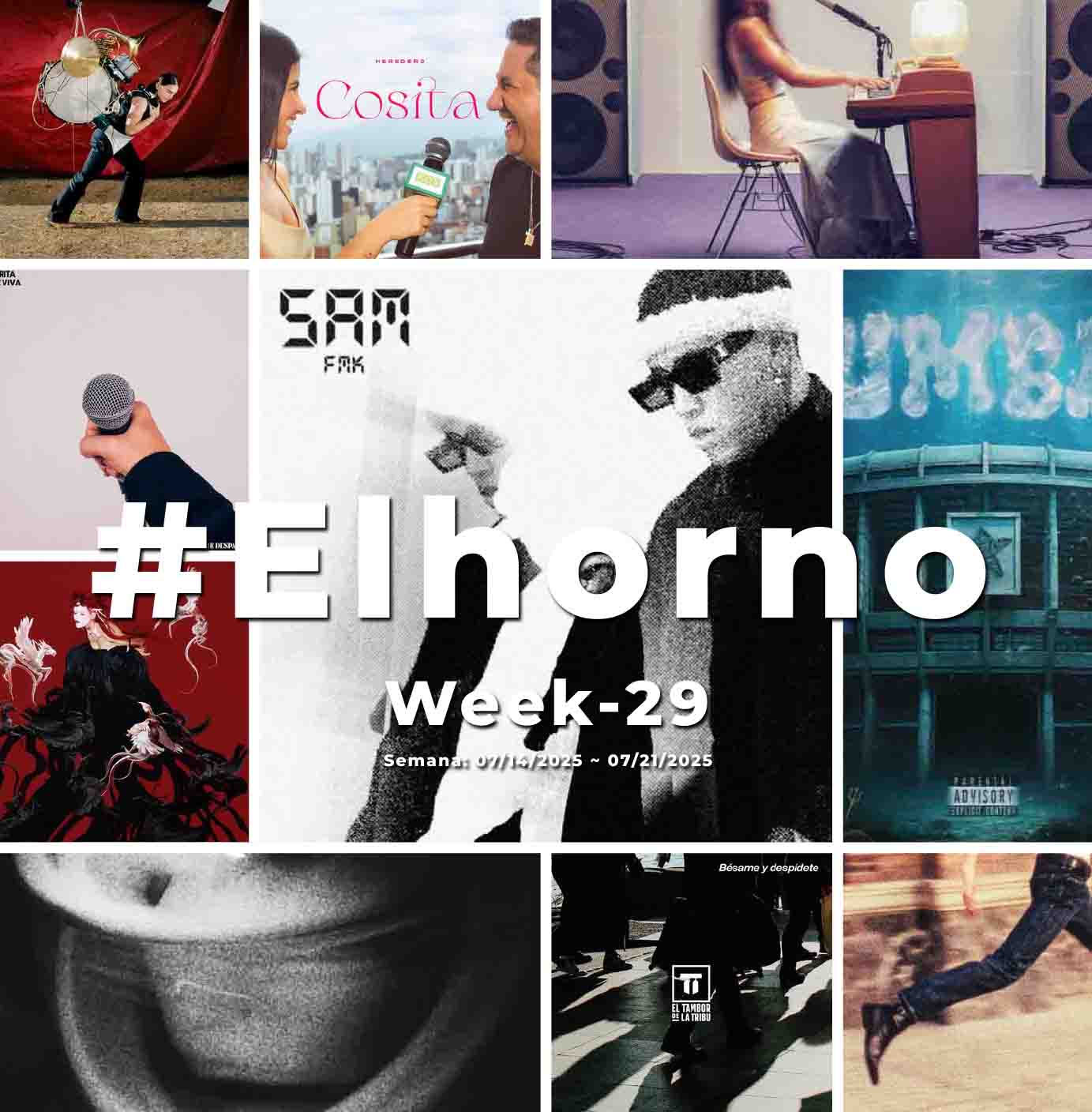 Top 10 de canciones esta semana – [El Horno – Week 29]