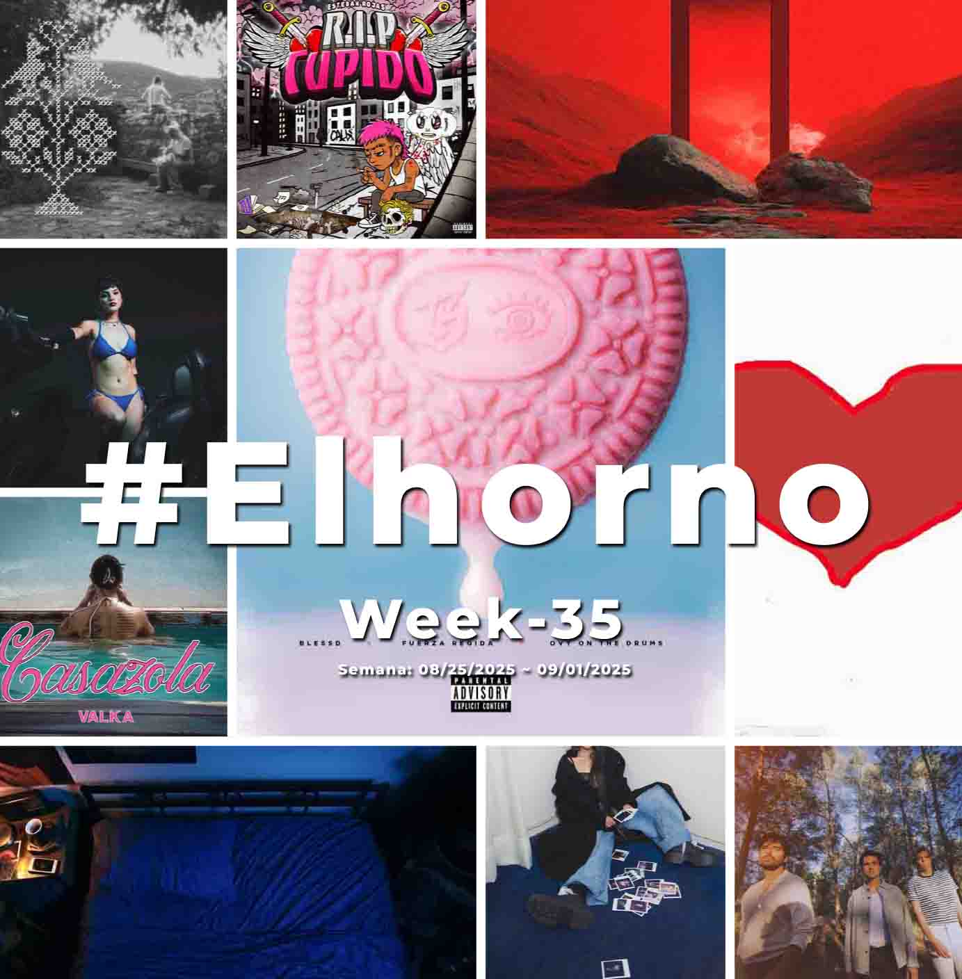 Top 10 de canciones esta semana – [El Horno – Week 35] 