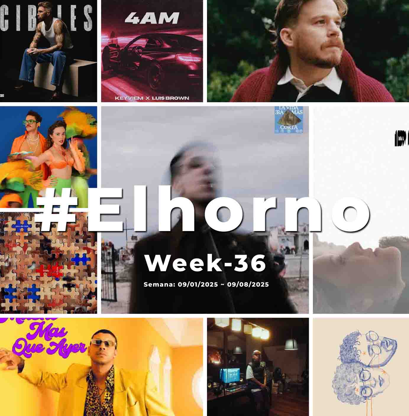 Top 10 de canciones esta semana – [El Horno – Week 36]