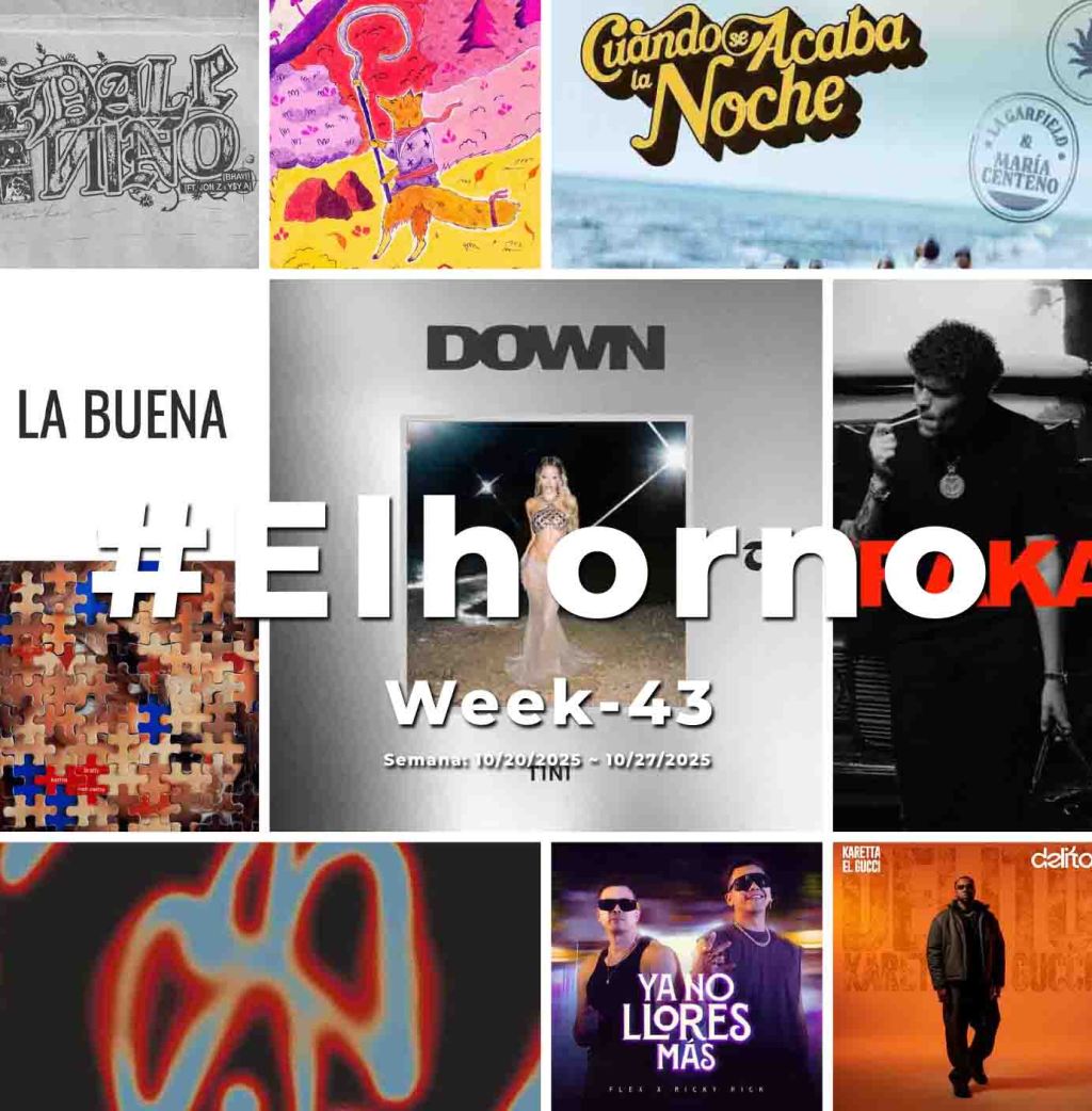 Top 10 de canciones esta semana – [El Horno – Week&nbsp;43]