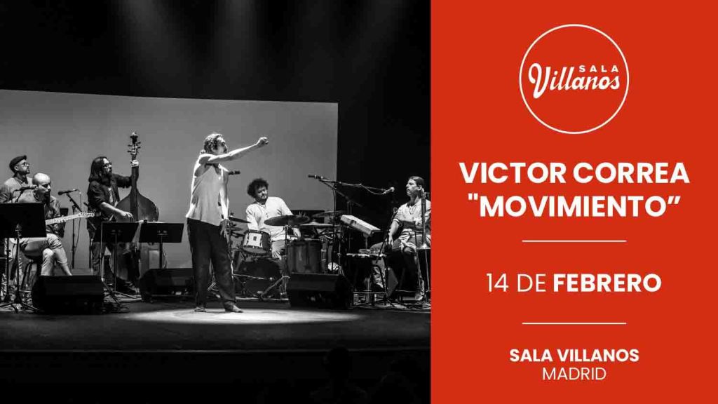 Víctor Correa en concierto presentando “MOVIMIENTO” en la Sala Villanos de&nbsp;Madrid