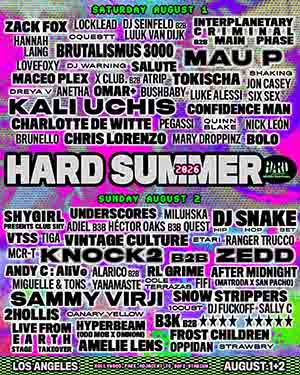 HARD Summer Music Festival anuncia su lineup para la edición 2026