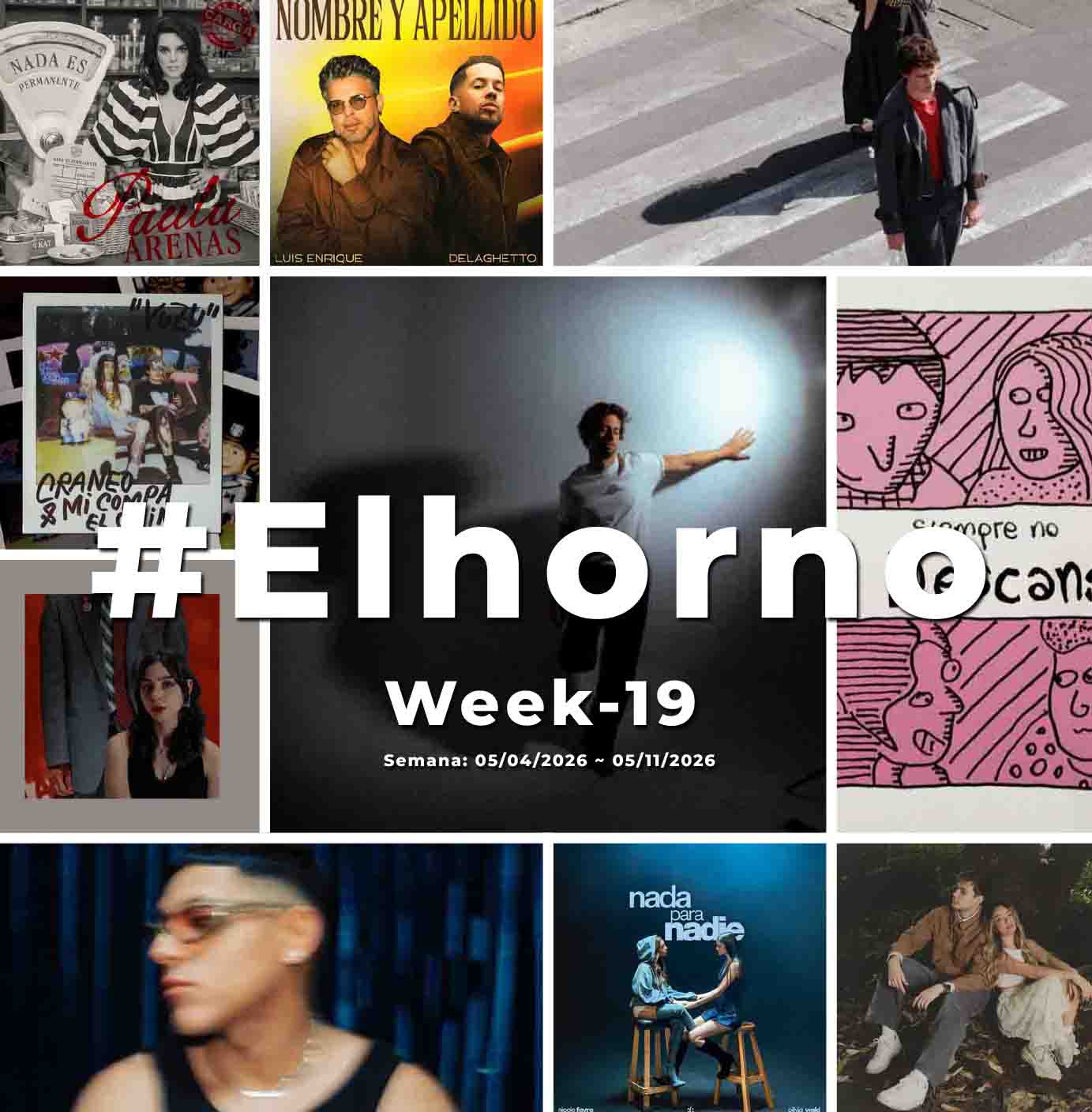 Top 10 de canciones esta semana – [El Horno – Week 19]