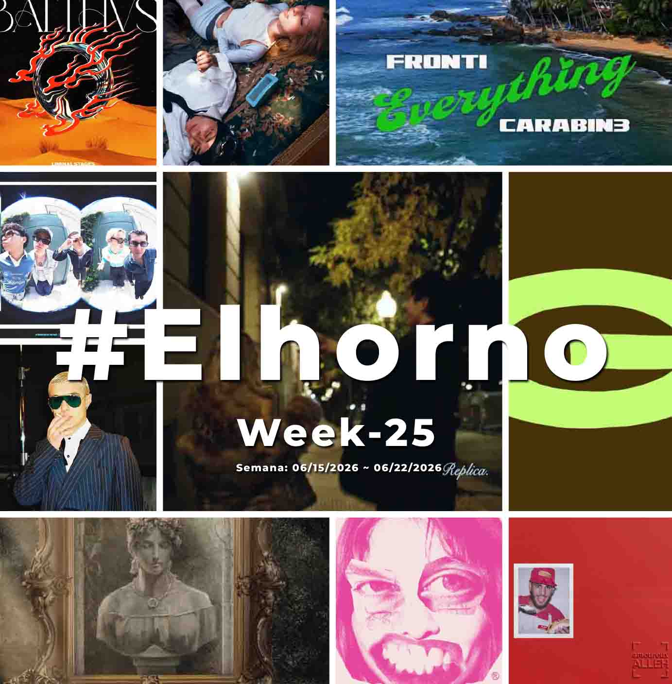 Top 10 de canciones esta semana – [El Horno – Week 25]