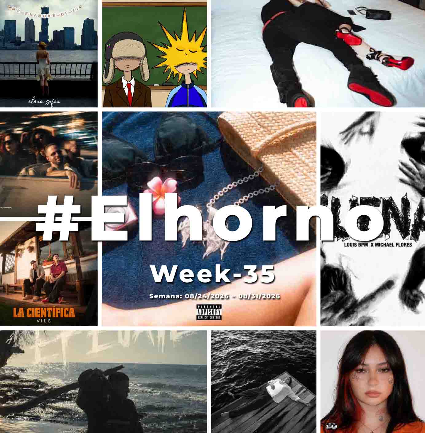 Top 10 de canciones esta semana – [El Horno – Week 35]