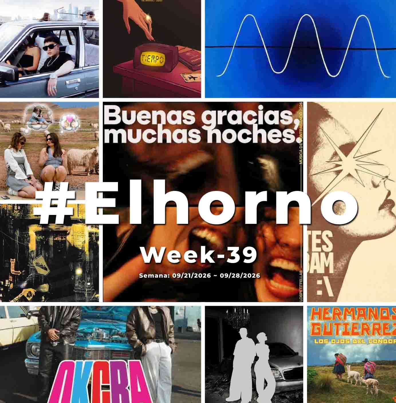 Top 10 de canciones esta semana – [El Horno – Week 39]